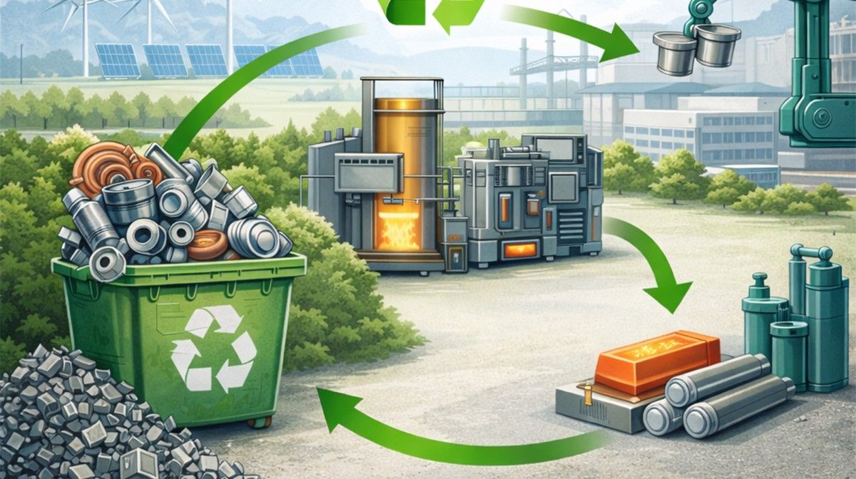 The Role of Recycling in Sustainable Metal Production