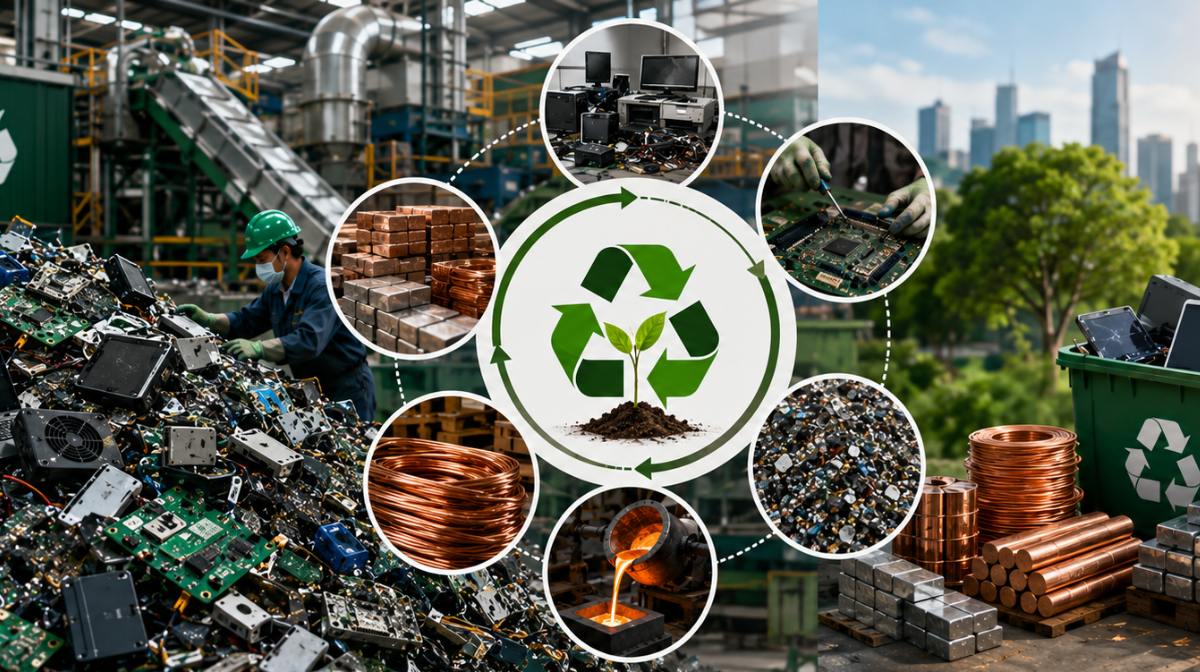 E-Waste Recycling in India: Recovering Valuable Metals from Electronic Waste
