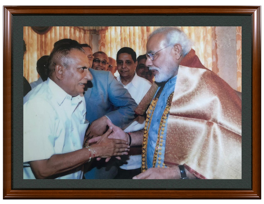 With PM modi